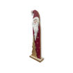 Picture of WOODEN SANTA WITH WHITE BEARD 50CM